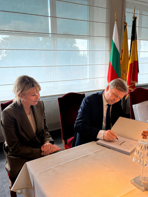Meetings with the governors of the province of Walloon Brabant and the province of Hainaut